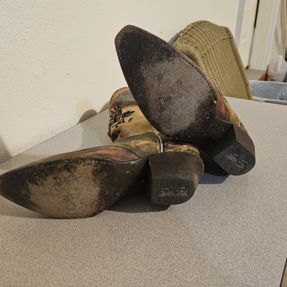Dan Post Wms Boots Sz 8m - Picture 4 of 6